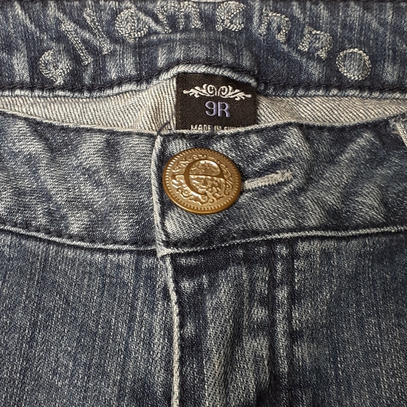 Ellemenno Snap Back Pocket 9R Blue Jeans - Picture 15 of 16